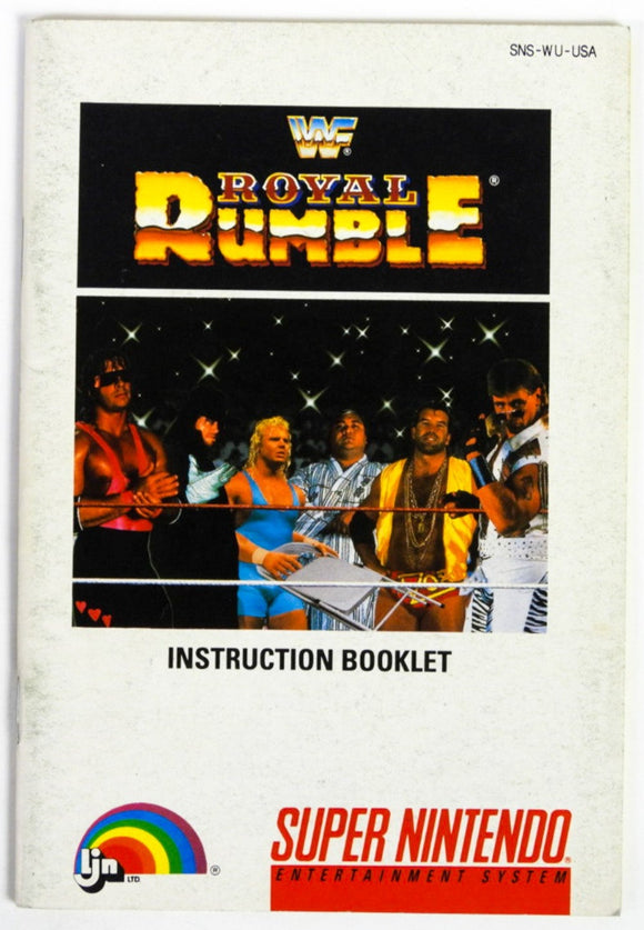 WWF Royal Rumble [Manual] (Super Nintendo / SNES)