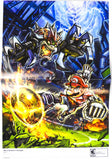 Mario Strikers Charged And Metroid Prime 3 Corruption [Nintendo Power] [Poster] (Nintendo Wii)