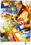 Mario Party 8 And Mario Party DS [Nintendo Power] [Poster] (Nintendo Wii)