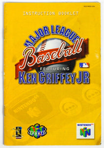 Major League Baseball Featuring Ken Griffey Jr [Manual] (Nintendo 64 / N64)