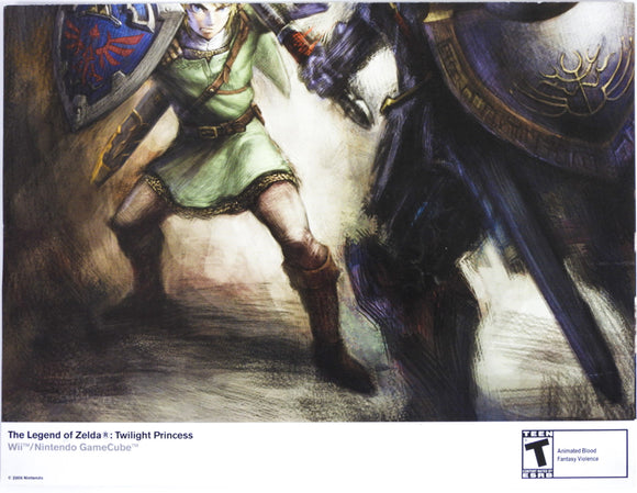 Zelda Twilight Princess [Nintendo Power] [Poster] (Nintendo Wii)