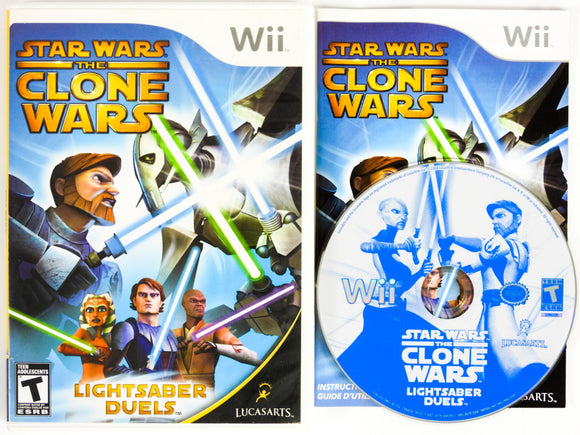 Star Wars Clone Wars Lightsaber Duels (Nintendo Wii)