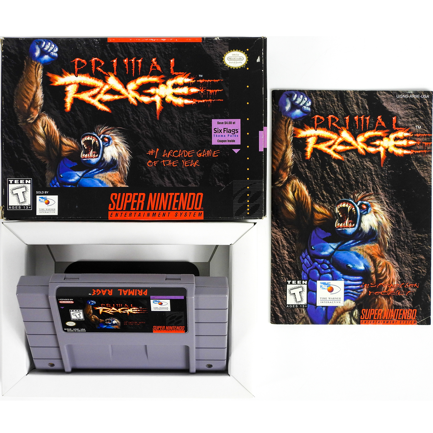 Primal Rage (Super Nintendo / SNES) – Retro MTL
