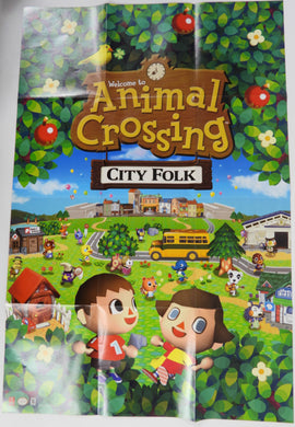 Animal Crossing City Folk [Poster] (Nintendo Wii)
