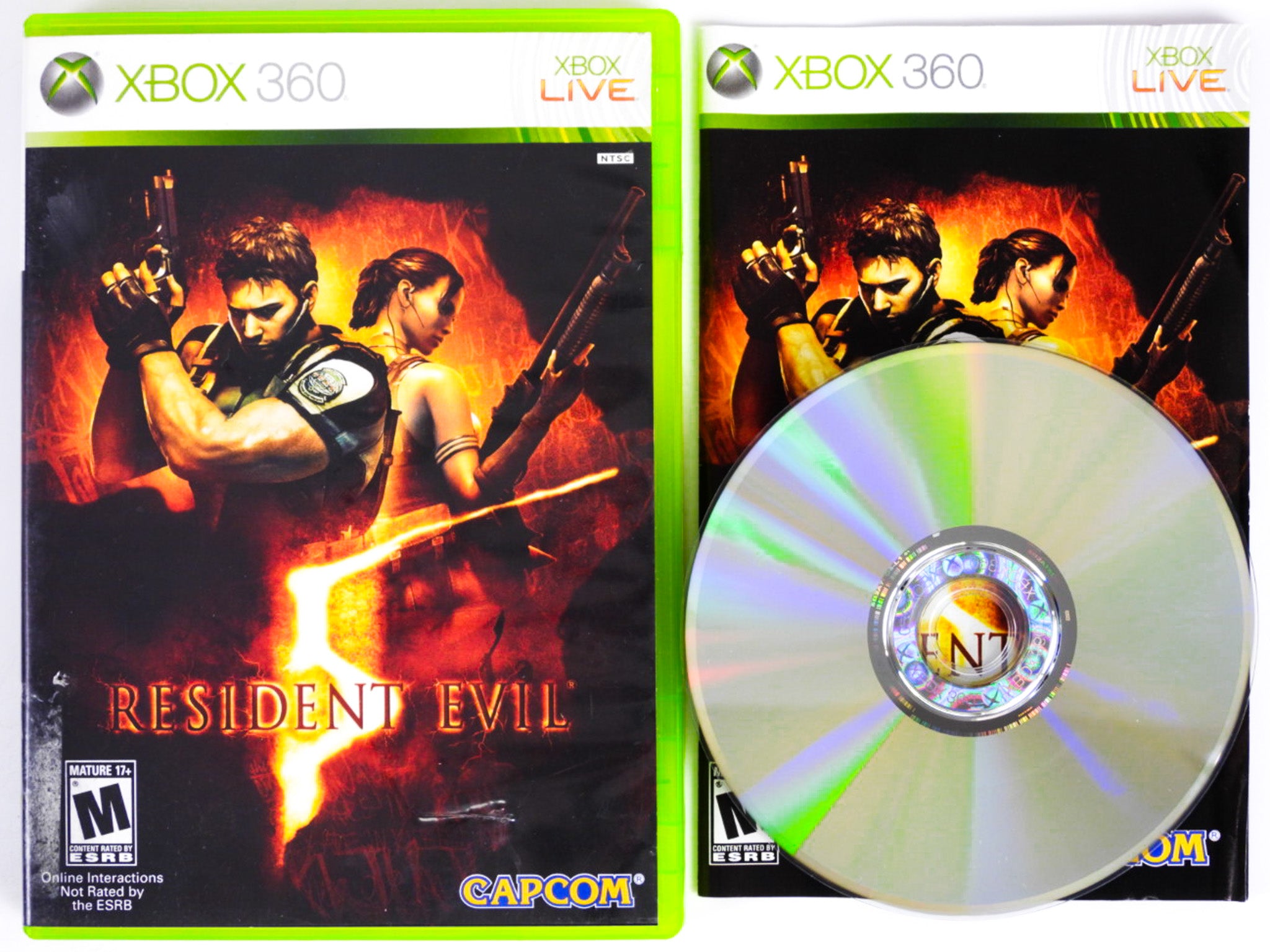 Resident Evil 5 (EU) (complet) (très bon état) - Xbox 360 Resident Evil 5 (EU) (complet) (très bon état) - Xbox 360
