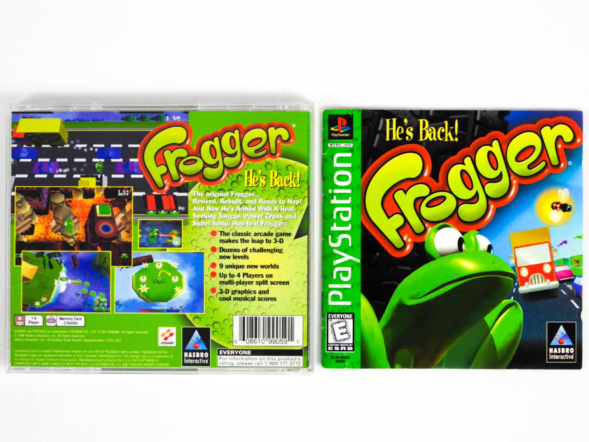 Frogger Playstation Frogger (PlayStation PS1) Game, Manual And Box