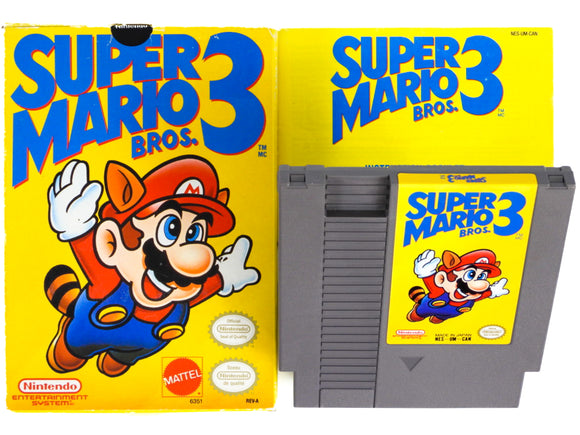 Super Mario Bros 3 [Mattel] [CAN Version] (Nintendo / NES)