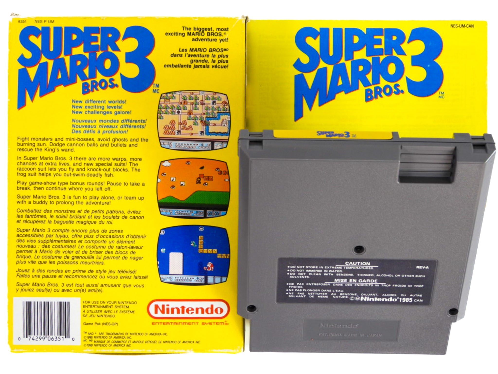 Super Mario Bros. 3 [CAN Version] (Nintendo / NES) – Retro MTL