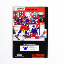 NHLPA Hockey '93 [Manual] (Super Nintendo / SNES)