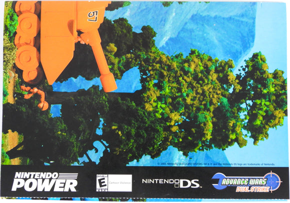 Advance Wars Dual Strike [Nintendo Power] [Poster] (Nintendo DS)