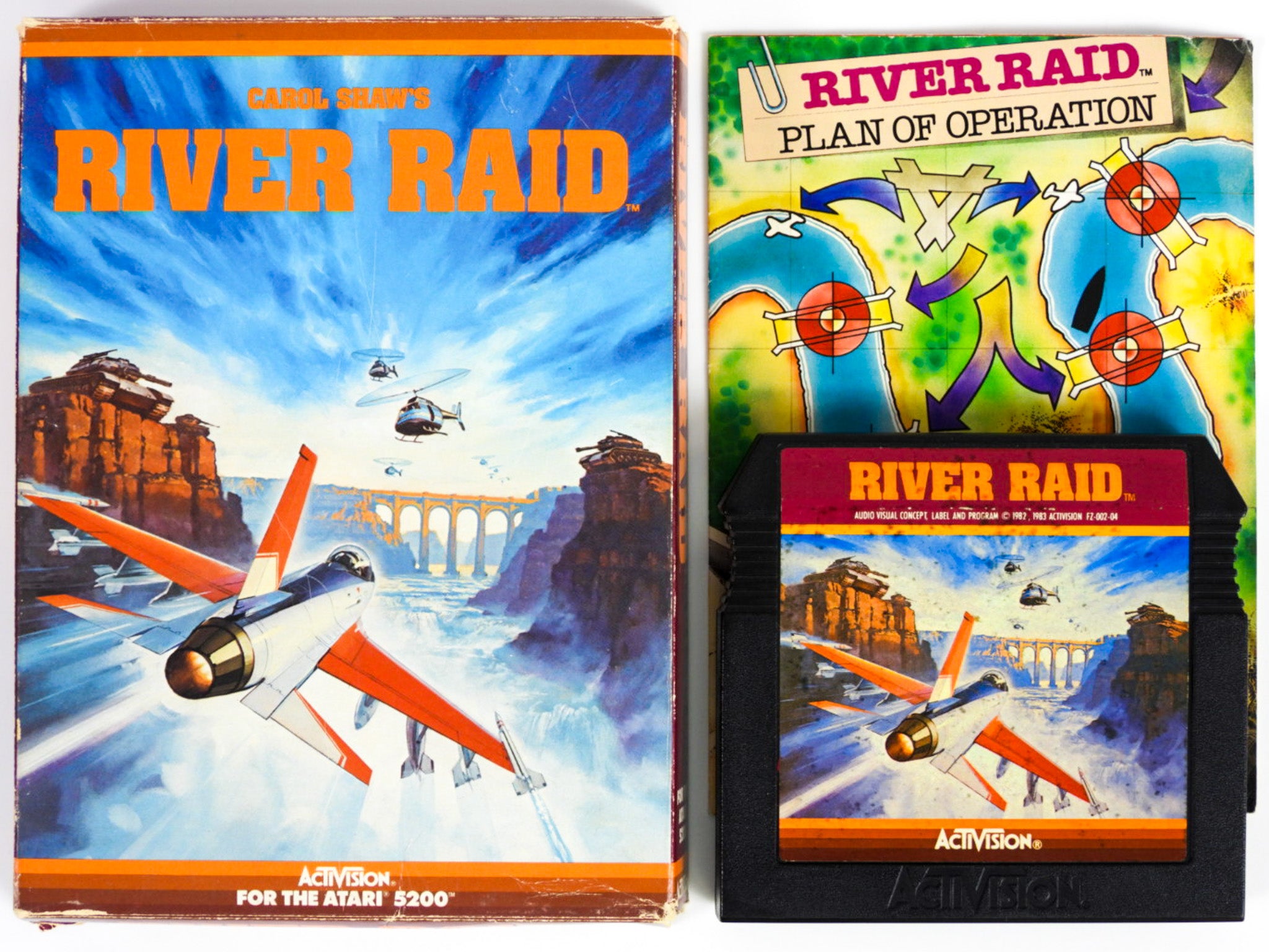 Squareraid Atari River Raid (Atari 5200) – Retro MTL