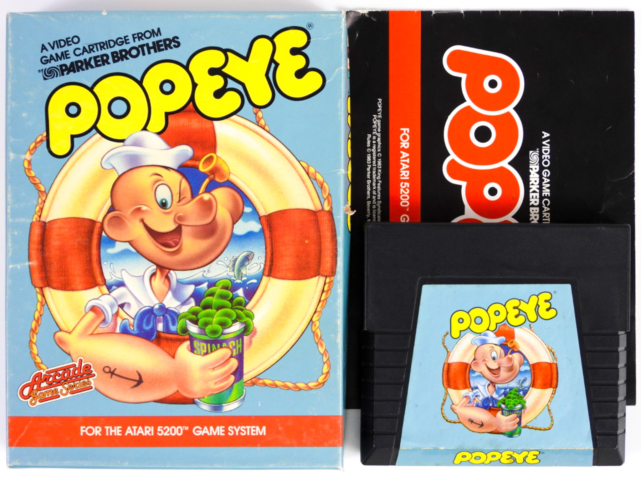 Atari XL/XE - Popeye (en boite complet Atari XL/XE - Popeye (en boite complet