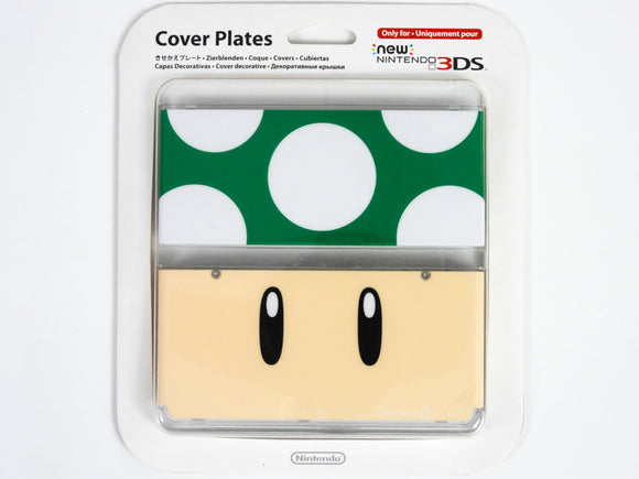 Green Mushroom Cover Plates (Nintendo 3DS)