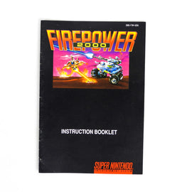 Firepower 2000 [Manual] (Super Nintendo / SNES)