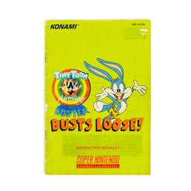 Tiny Toon Adventures Buster Busts Loose [Manual] (Super Nintendo / SNES)