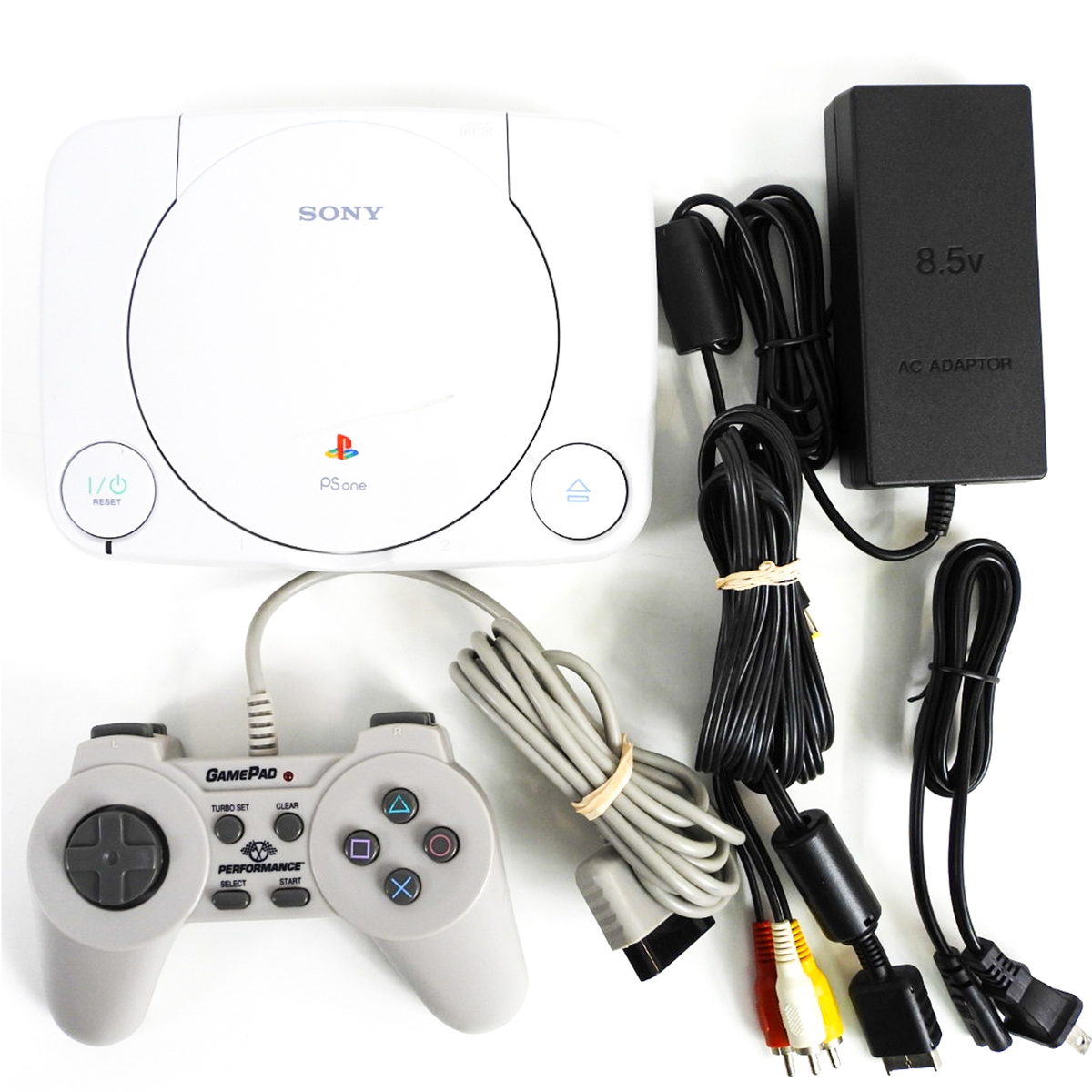 PSOne Slim System with Unofficial Controller (PS1) – Retro MTL