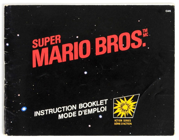 Super Mario Bros [CAN Version] [English And French Version] [Manual] (Nintendo / NES)