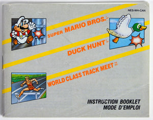 Super Mario Bros Duck Hunt World Class Track Meet [CAN Version] [English And French Version] [Manual] (Nintendo / NES)