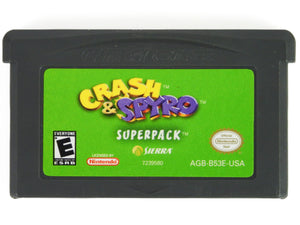 Crash and Spyro Superpack: Season of Ice & Huge Adventure (Game Boy Advance / GBA)