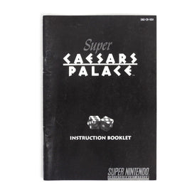 Super Caesar's Palace [Manual] (Super Nintendo / SNES)