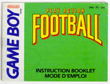 Play Action Football [CAN Version] [English And French Version] [Manual] (Game Boy)