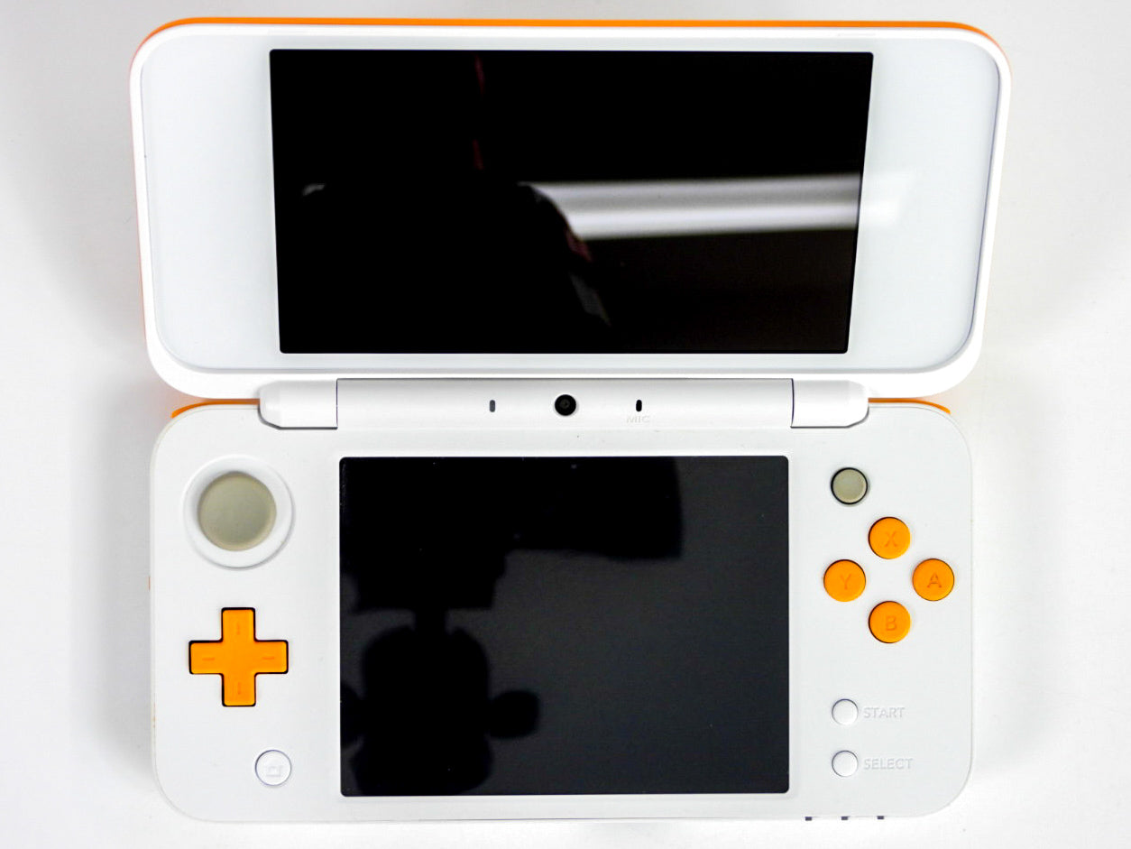 New Nintendo 2DS XL System White & Orange – Retro MTL