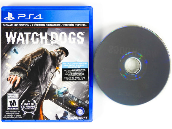 Watch Dogs [Signature Edition] (Playstation 4 / PS4)