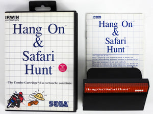 SEGA Master System Hang On & Safari Hunt Complete SEGA Master System Hang On & Safari Hunt Complete