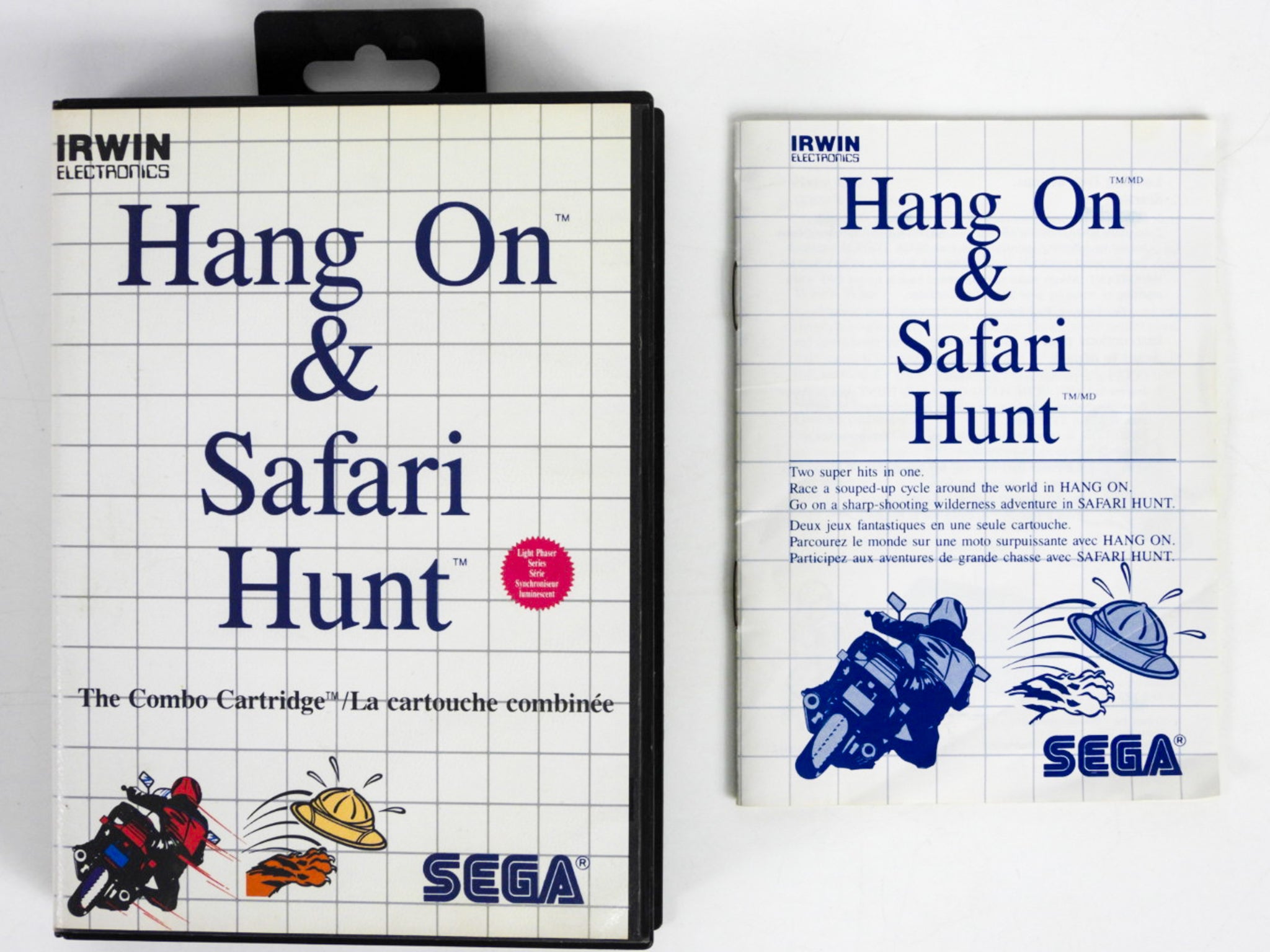 Hang-On and Safari Hunt [CAN Version] (Sega Master System) – Retro MTL