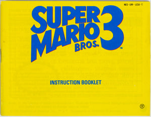 Super Mario Bros 3 [Manual] (Nintendo / NES)