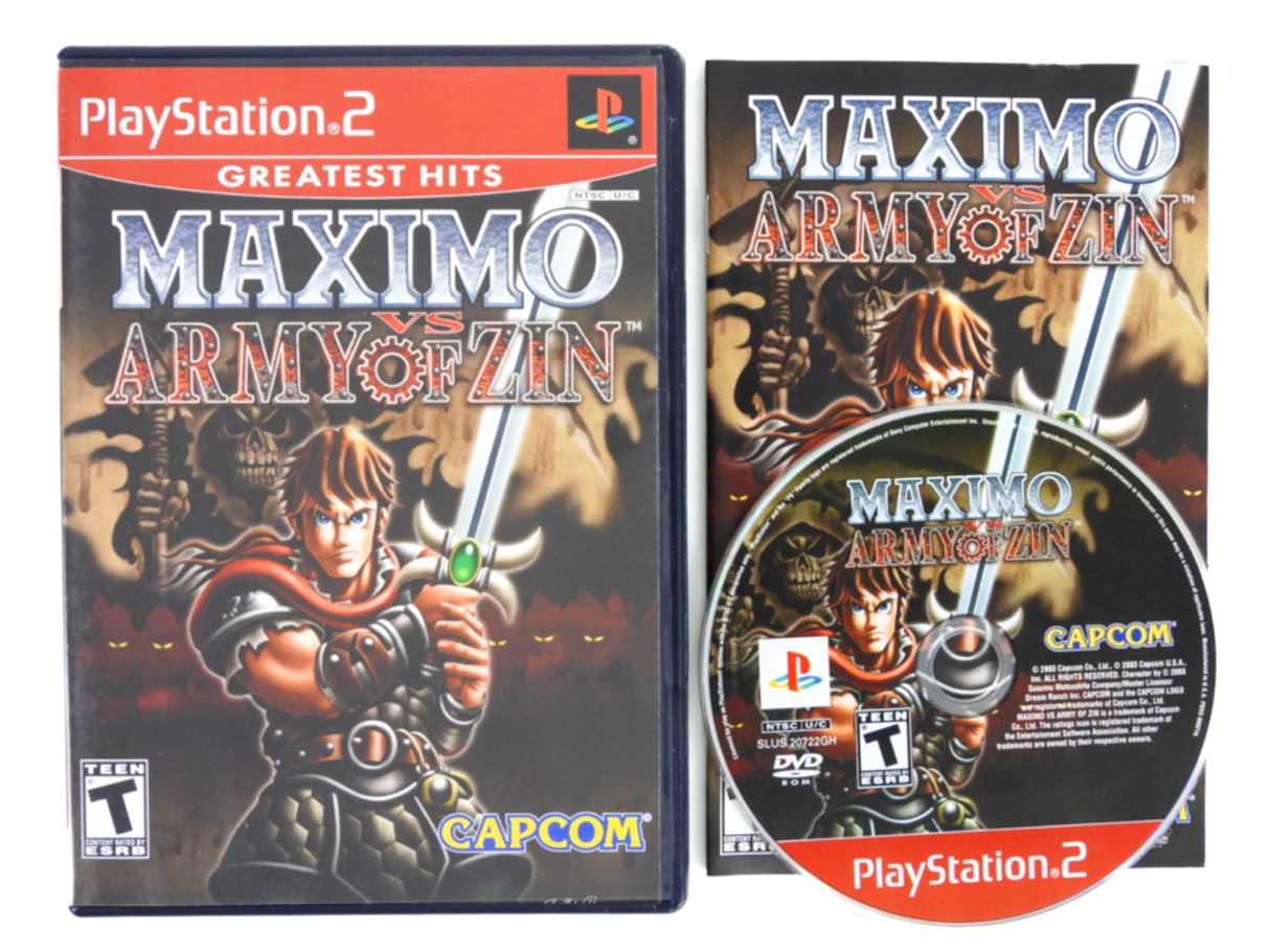 Maximo vs Army Of Zin (Capcom) - Playstation 2 - O'Briens Retro & Vintage Maximo vs Army Of Zin (Capcom) - Playstation 2 - O'Briens Retro & Vintage