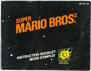 Super Mario Bros [CAN Version] [English And French Version] [Manual] (Nintendo / NES)