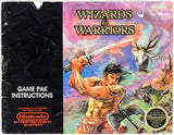 Wizards And Warriors [Manual] (Nintendo / NES)