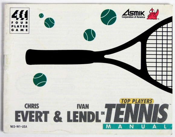 Top Players Tennis [Manual] (Nintendo / NES)