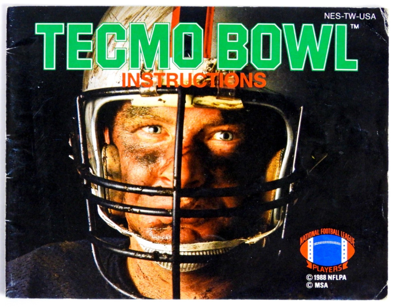 Tecmo Bowl Manual Nintendo Nes Retromtl