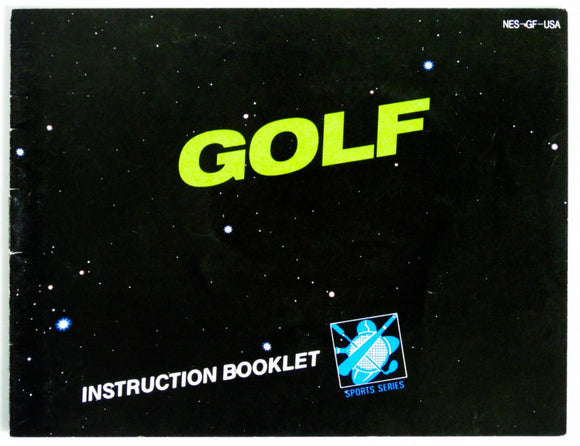 Golf [Manual] (Nintendo / NES)