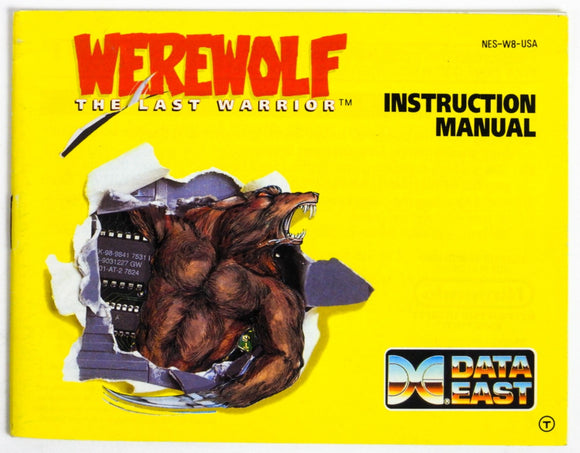 Werewolf [Manual] (Nintendo / NES)