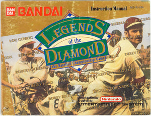 Legends of the Diamond [Manual] (Nintendo / NES)