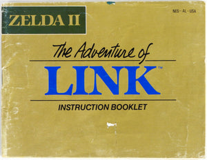 Zelda II 2 The Adventure Of Link [Manual] (Nintendo / NES)