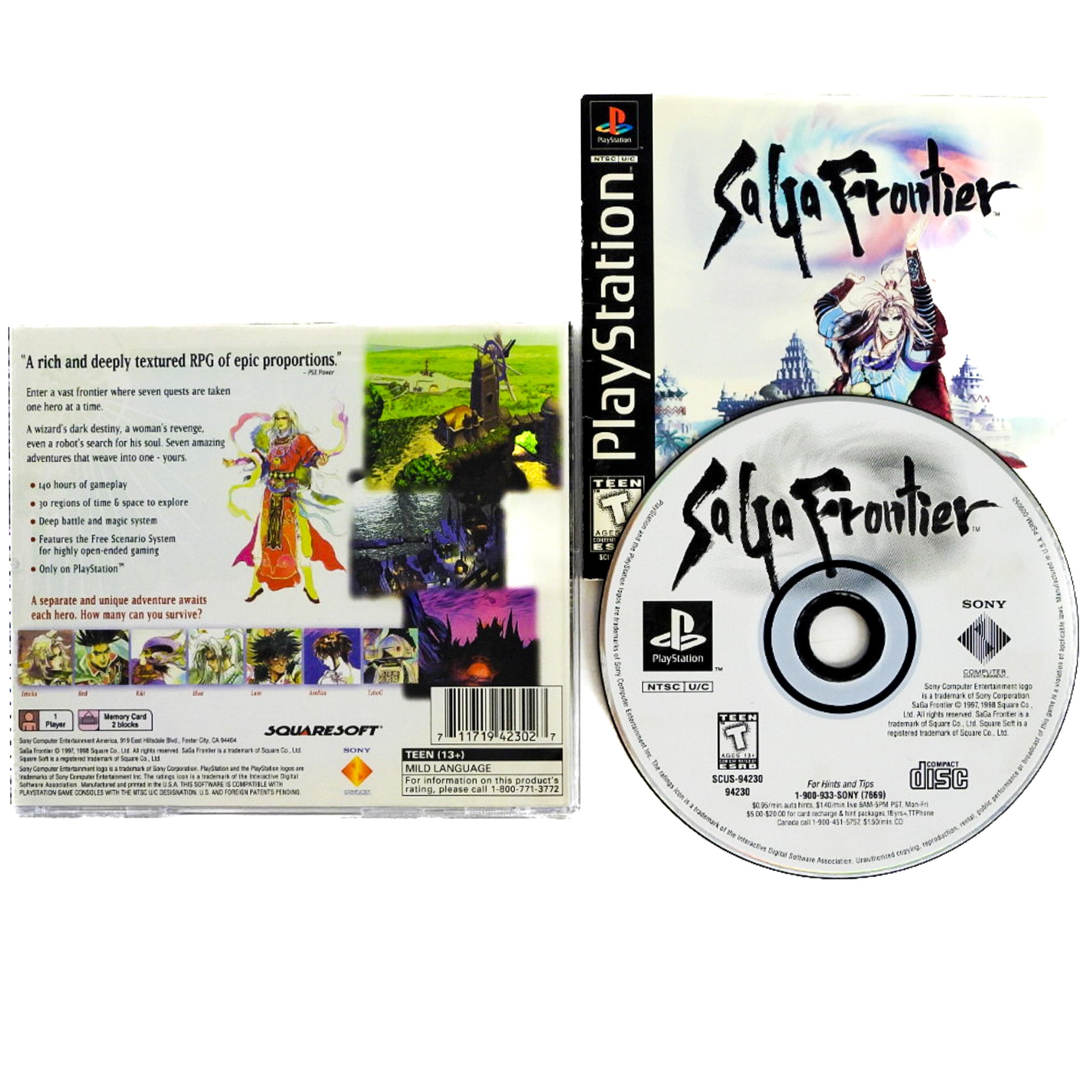 jeu game guide saga frontier 2 II french fr ps1 playstation 1 jeu game guide saga frontier 2 II french fr ps1 playstation 1