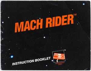 Mach Rider [Manual] (Nintendo / NES)