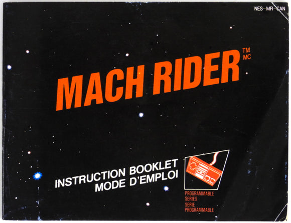 Mach Rider [Manual] [CAN Version] [French Version] (Nintendo / NES)