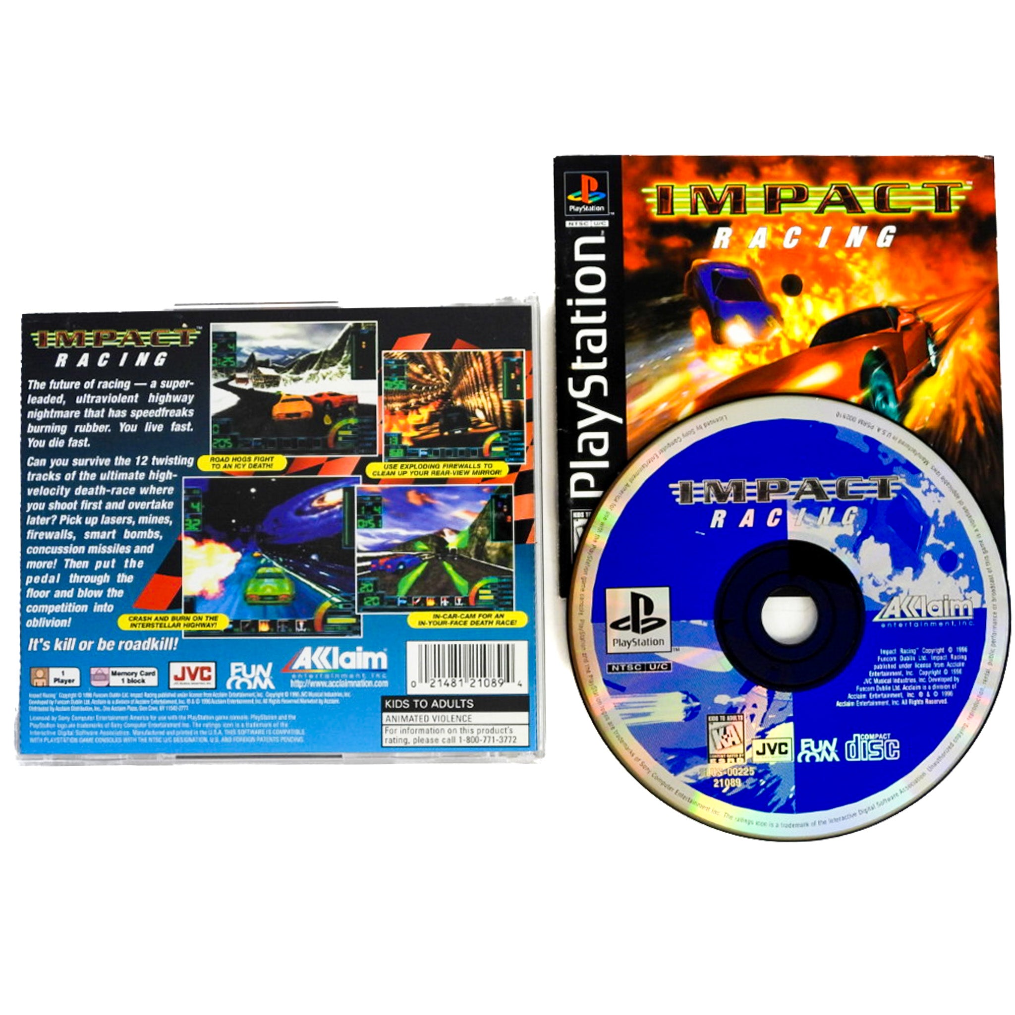 Impact Racing (PlayStation / PS1) – Retro MTL