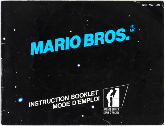 Mario Bros [CAN Version] [English And French Version] [Manual] (Nintendo / NES)