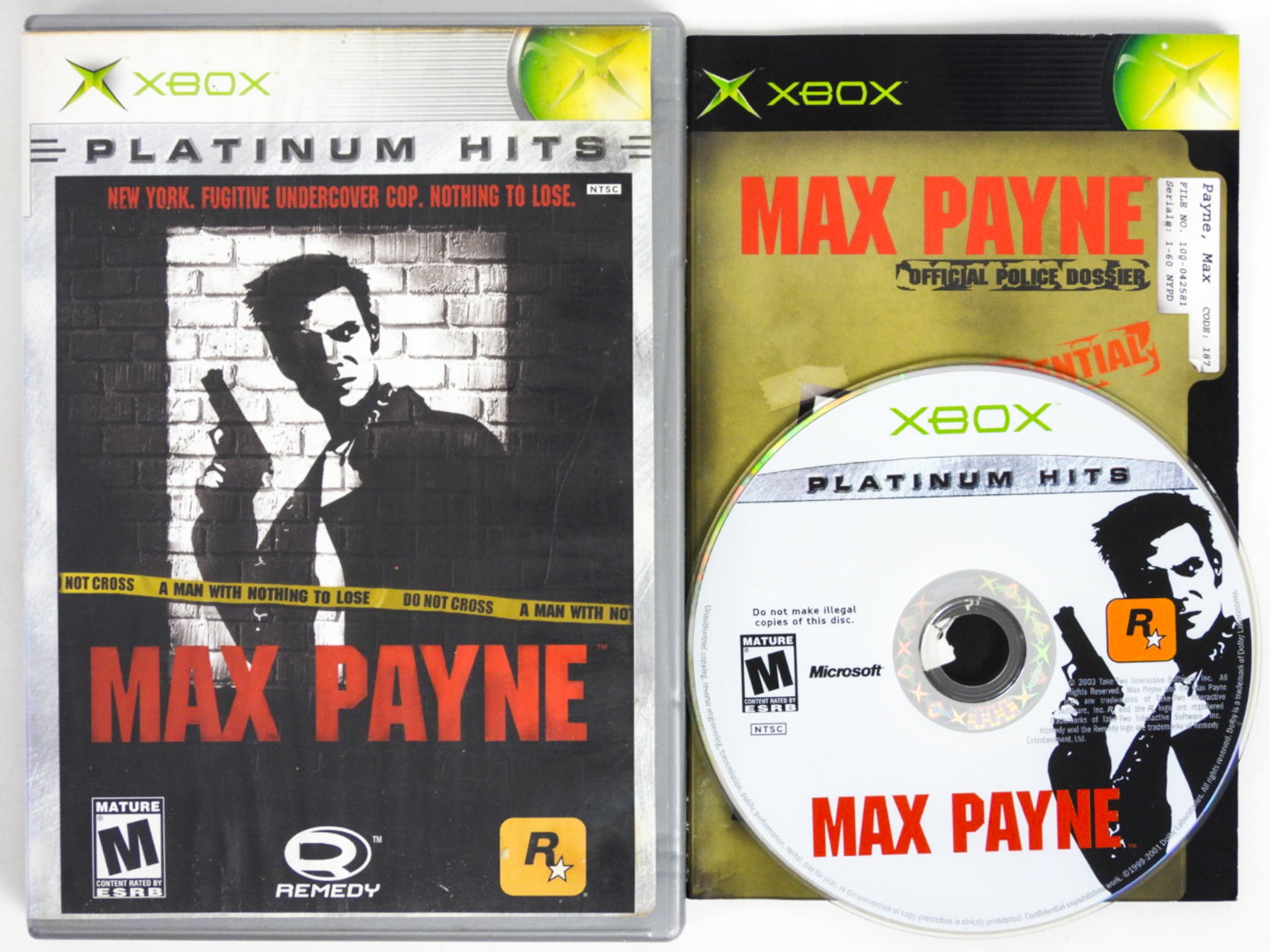 Max Payne - Platinum Hits (Xbox, 2003) Brand New 2024 Sealed