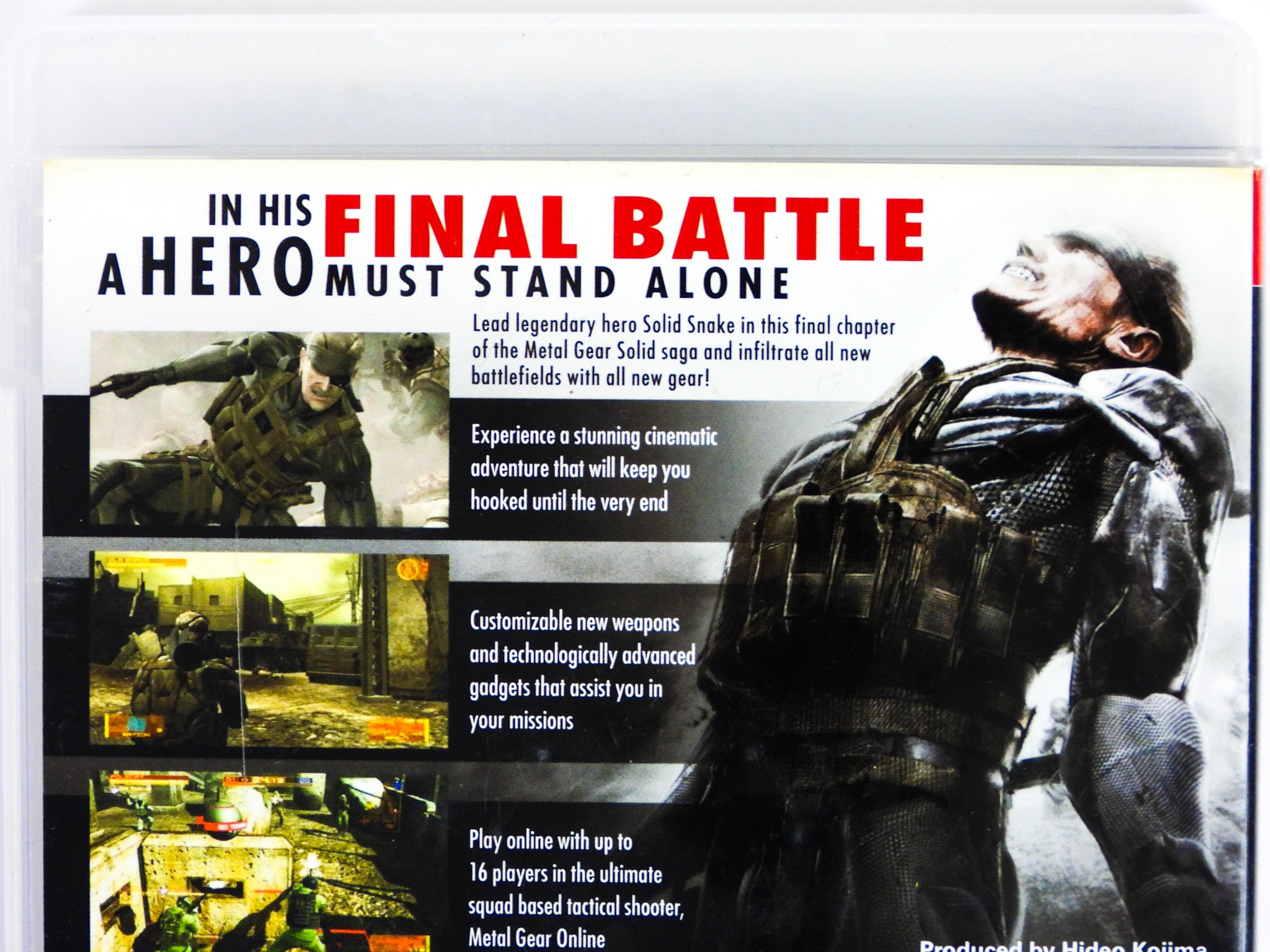 metal gear solid 4 ps3 pkg Metal Gear Solid 4: Guns of the Patriots (PlayStation 3 / PS3) – Retro MTL