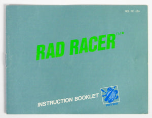 Rad Racer [Manual] (Nintendo / NES)
