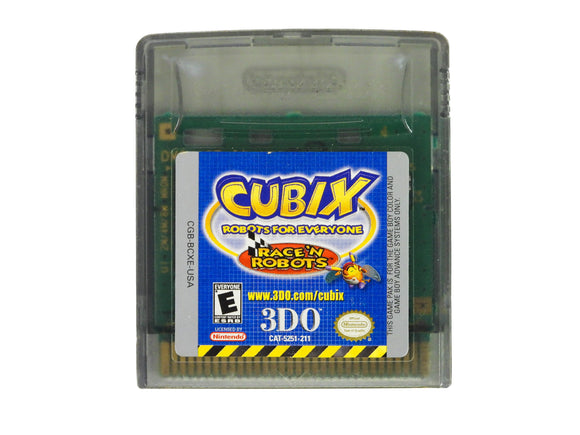 Cubix Robots for Everyone Race N Robots (Game Boy Color)