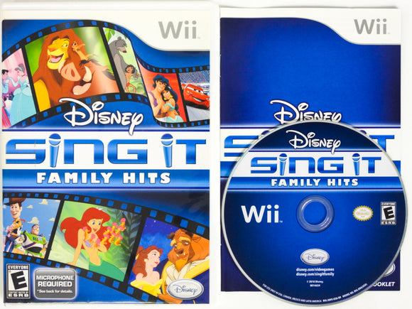 Disney Sing It: Family Hits (Nintendo Wii)