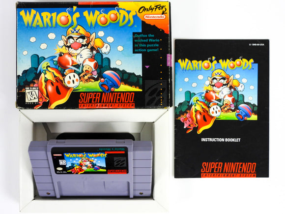 Wario's Woods (Super Nintendo / SNES)